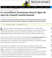 [Mediapart] La surveillance hertzienne dans la ligne de mire du Conseil constitutionnel