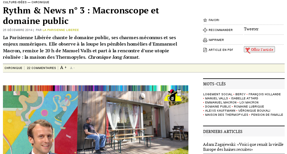 mediapart domaine public macron