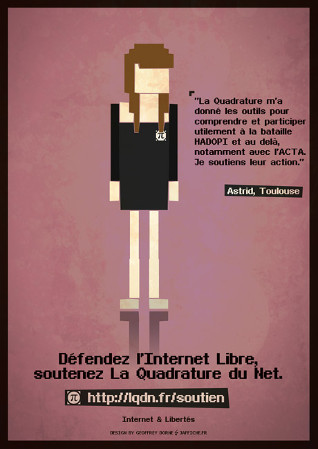 Astrid soutient La Quadrature du Net