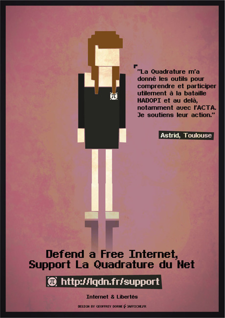 Astrid soutient La Quadrature du Net