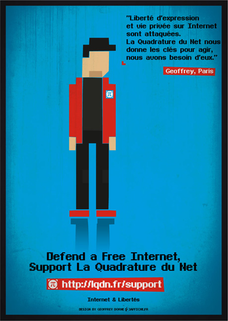 Geoffrey soutient La Quadrature du Net
