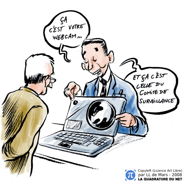 « Webcam » par LL de Mars - Copyleft (licence Art Libre) « Webcam » par LL de Mars - Copyleft (Licence Art Libre)