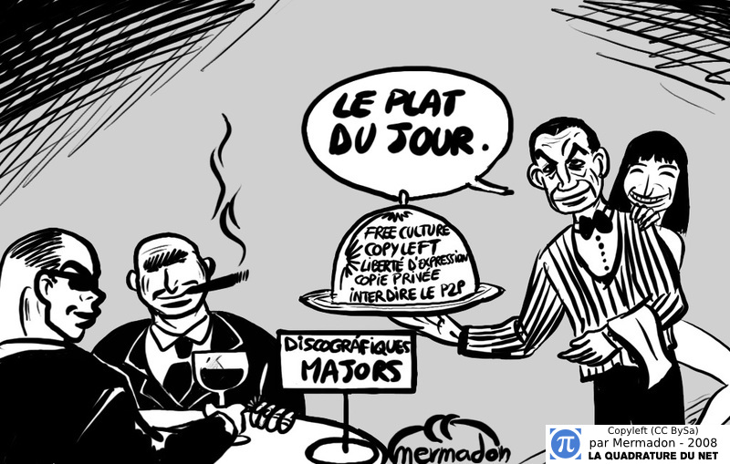 « Sarkozy & Carla » par Mermadon - Copyleft (CC BySa)