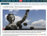 [NextINpact] La CNCDH fustige « l’état d’urgence permanent »