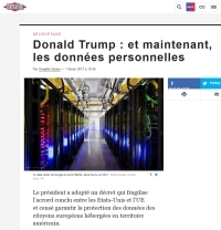 [Liberation] Donald Trump : et maintenant, les données personnelles