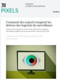 [LeMonde] Comment des experts traquent les dérives des logiciels de surveillance