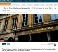 [NextINpact] Le Conseil constitutionnel va examiner l'extension de la surveillance en temps réel