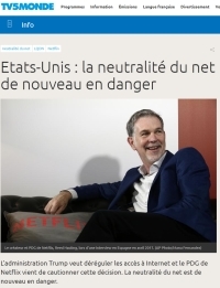 [TV5Monde] Etats-Unis : la neutralité du net de nouveau en danger