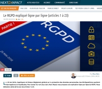 [NextINpact] Le RGPD expliqué ligne par ligne