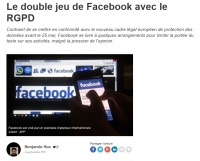 [RTL] Le double jeu de Facebook avec le RGPD