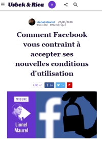 [Usbek&Rica] Comment Facebook vous contraint à accepter ses nouvelles conditions d'utilisation