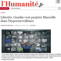 [LHumanite] Libertés. Gaudin veut projeter Marseille dans l’hypersurveillance