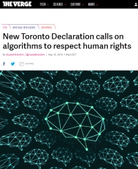 [TheVerge] New Toronto Declaration calls on algorithms to respect human rights