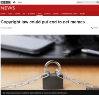 [BBC] Copyright law could put end to net memes