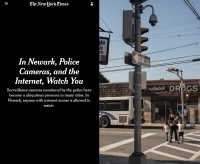 [TheNewYorkTimes] In Newark, Police Cameras, and the Internet, Watch You