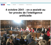 [LCI] 4 octobre 2041 : on a assisté au 1er procès de l'intelligence artificielle