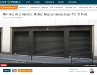 [NextINpact] Données de connexion : Hadopi toujours menacée par l'arrêt Tele2