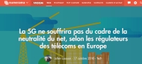 [Numerama] La 5G ne souffrira pas du cadre de la neutralité du net, selon les régulateurs des télécoms en Europe