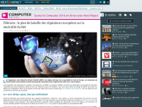 [NextINpact] Télécoms : le plan de bataille des régulateurs européens sur la neutralité du Net