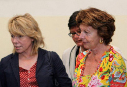 Pilar del Castillo Vera and Neelie Kroes