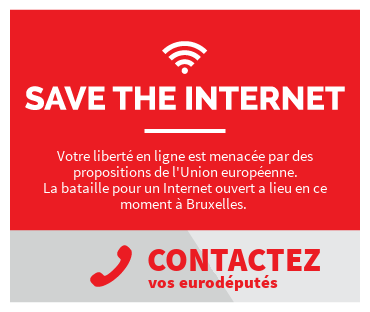 bannière pour le site savetheinternet.eu