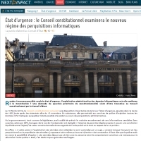 État d’urgence : le Conseil constitutionnel examinera le nouveau régime des perquisitions informatiques